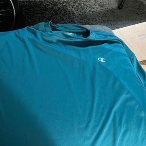 Men’s 3xl Champion shirt greenish color. Make an offer